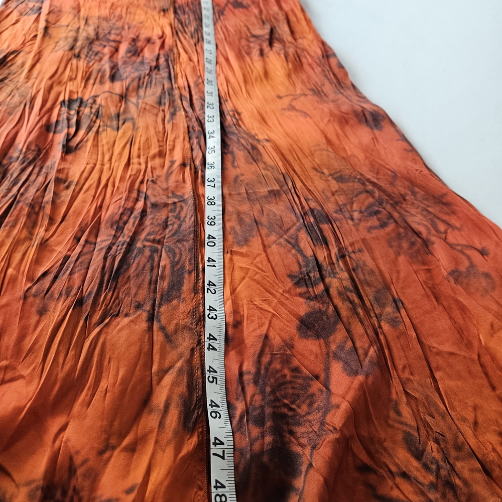 Zara Women's Orange Floral Dress - Picture 5 of 6